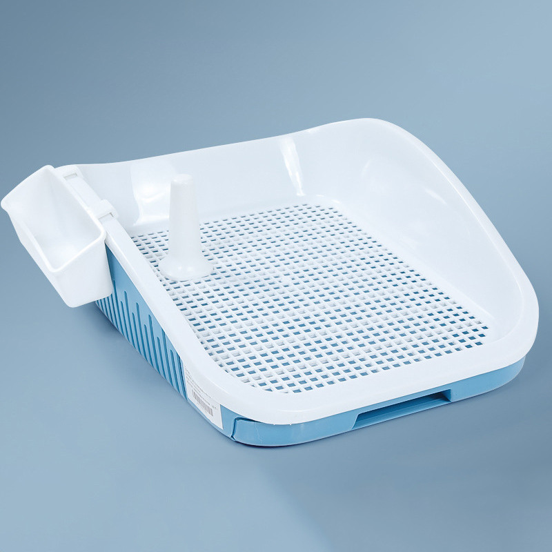 Prijenosna plitica za pse Sanitarna posuda Dresura pasa Tanjur za defekaciju Noćna posuda WC sa stupom Dvoslojna podloga za pse Oprema za kućne ljubimce