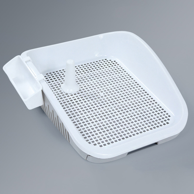 Prijenosna plitica za pse Sanitarna posuda Dresura pasa Tanjur za defekaciju Noćna posuda WC sa stupom Dvoslojna podloga za pse Oprema za kućne ljubimce