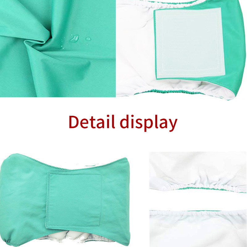 Višekratno perive kratke hlače za pse, pelene za pse, izdržljive, udobne, elegantne navlake za pseće hlače za muške pse 3 veličine SML