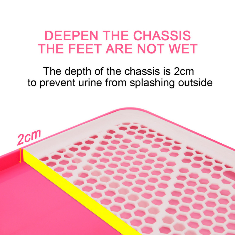 Prijenosni WC za dresuru pasa Plastični kućni ljubimac Štene Mačka Noša Podloška Pladanj za male pse Mačke Kutija za pijesak WC Čišćenje WC-a Proizvodi za kućne ljubimce