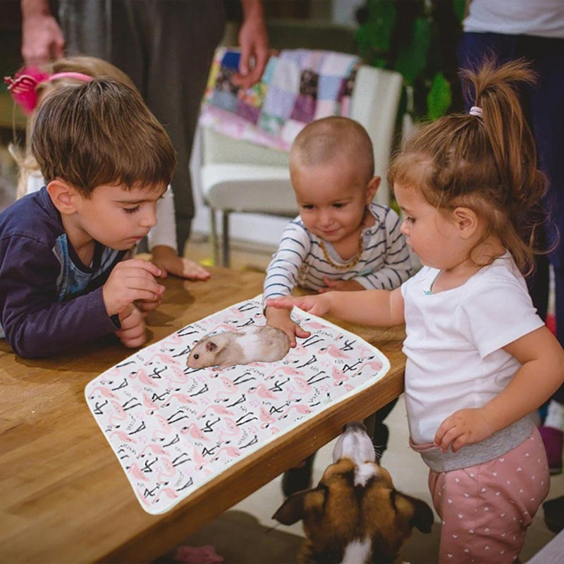 3 gab jūrascūciņu būru ieliktņi Absorbējoši jūrascūciņu urinēšanas spilventiņi, mazgājami un atkārtoti lietojami mājas mājdzīvnieku tīrīšanas rīkam
