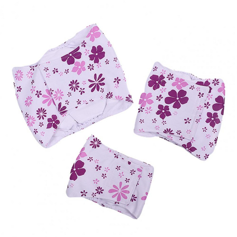 Atkārtoti lietojamas mājdzīvnieku higiēnas bikses suņu autiņbiksītes Mīksts audums suns vēdera josla fizioloģiskās bikses Regulējamas suņu aptinumi kucēnu autiņbiksītes