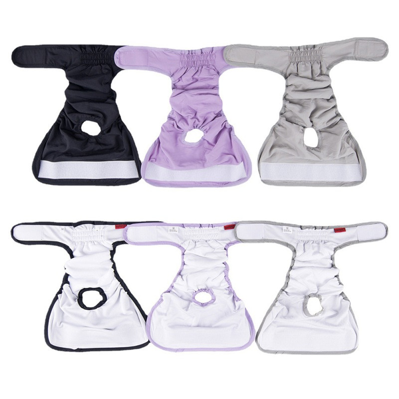 Pelene za pse koje se mogu prati Physiology Shorts Mekane prozračne gaćice za neodgojene štence Ženke pasa u opskrbi toplinom, XS-XL