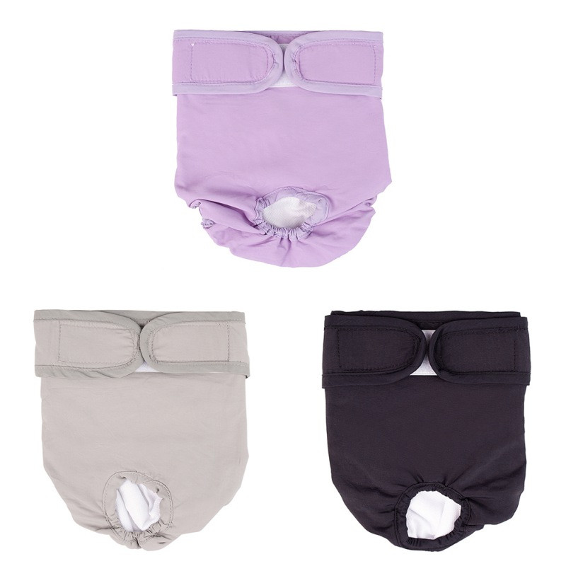 Pelene za pse koje se mogu prati Physiology Shorts Mekane prozračne gaćice za neodgojene štence Ženke pasa u opskrbi toplinom, XS-XL