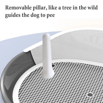 Dog Potty Portable Cat Dog Toilet Puppy Litter Tray Обучение на кучета Котешка тоалетна Dog Pee Training Bedpan Продукти за почистване на домашни любимци