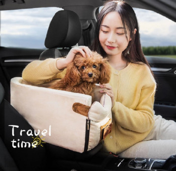 Κεντρικό χειριστήριο καθισμάτων αυτοκινήτου σκύλου Αντιολισθητικά Μεταφορείς σκύλων Μπρατσάκι ασφαλείας αυτοκινήτου Κουτί ρείθρων Κρεβάτι για σκύλους γάτα Ταξιδιωτικά αξεσουάρ