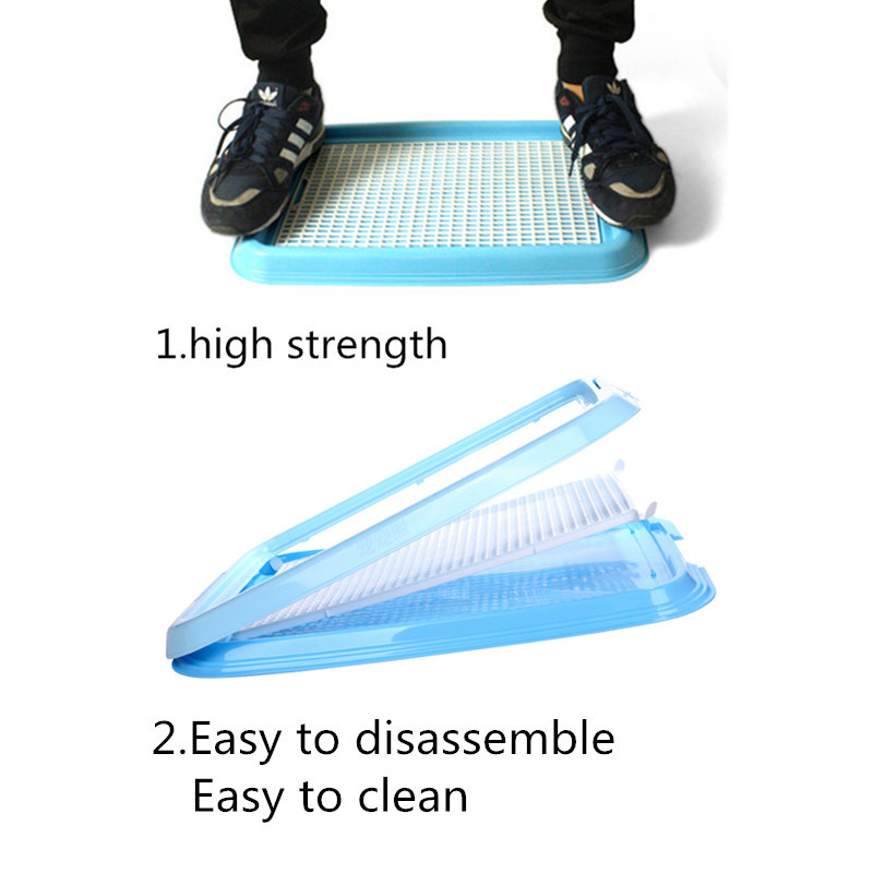 Unutarnja mrežasta posuda za WC za pse Izdržljiva plastična toaletna kutija za štene, dreser, podloga za odvikavanje psa na nošu, pribor za kućne ljubimce