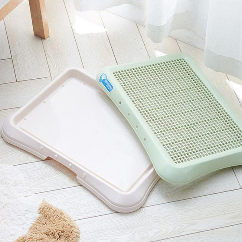 Nova prijenosna plastična posuda za WC za kućne ljubimce, pse, mačke, posuda za kućne ljubimce, beznačajna posuda za pisoar, WC za treniranje mokrenja, lako se čisti Proizvod za kućne ljubimce Mali veliki psi