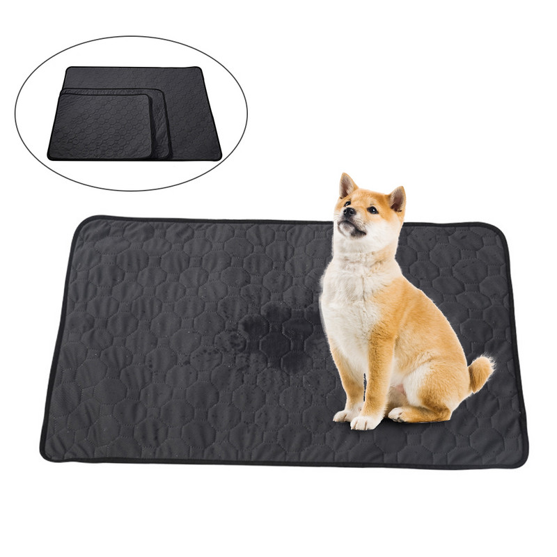 Plaunamas naminių šunų šlapinimosi pagalvėlės Šunų vystyklų kilimėlis šlapimą sugeriantis aplinka Apsaugo vandeniui atsparus daugkartinis dresuojamas šuniuko kilimėlis naminių gyvūnėlių produktai