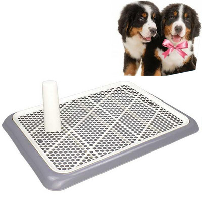 Pārnēsājama mājdzīvnieku kucēnu tualete Pods Suņi Kaķi Pakaišu Kastes Atkritumu paplātes Apmācības tualete ar statņiem Neslīdošs pisuārs Suņu piederumi