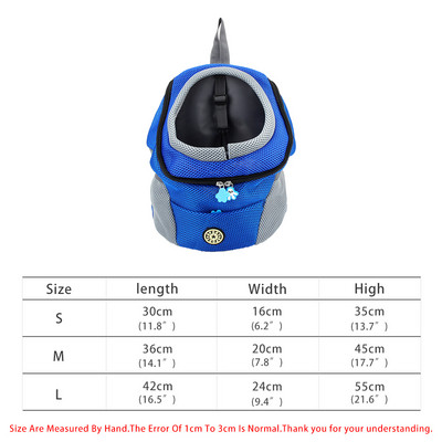 Ruksak za kućne ljubimce Velika torba za nošenje pasa Prozračna mrežasta torba za nošenje Ležerna vanjska putovanja Ruksaci za male pse za mačke