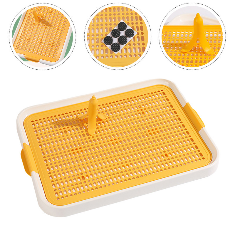 Suņu apmācība kucēnu podiņa paliktņa paplātes turētājs tualete urinēt mājdzīvnieku pakaišu paklājiņš panna treneris dzīvoklis sabiezināts aksesuārs tīkls mājsaimniecība