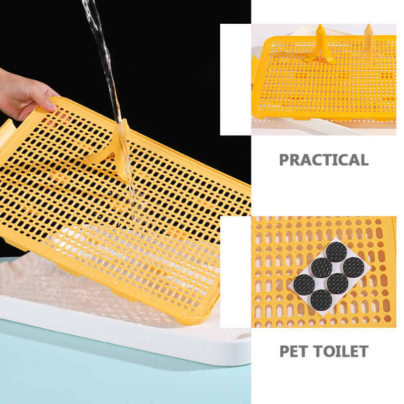 Suņu apmācība kucēnu podiņa paliktņa paplātes turētājs tualete urinēt mājdzīvnieku pakaišu paklājiņš panna treneris dzīvoklis sabiezināts aksesuārs tīkls mājsaimniecība