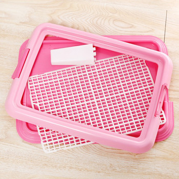 2023 New Pet Toliet Training With Pillar Portable Tablet Grid Dog Toliet Tray Urinary Trainer Pee Pad For Small Dogs Potty