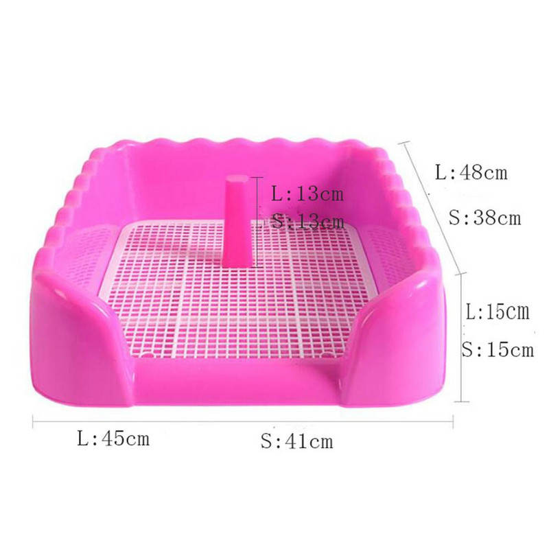 Pārnēsājama suņu tualete kaķu suns automātiskais podiņš ar kolonnu pisuāra bļodu urinēt suņiem kaķu kucēnu pakaišu paplātes apmācība tualete mājdzīvnieku suns