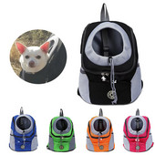 Ruksak za pse Vanjski ljubimac Pas mačka Nosiljka Putna torba Prijenosna mrežasta platnena torba na dva ramena Prozračna udobna oprema za pse