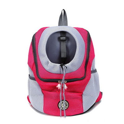 Ruksak za pse Vanjski ljubimac Pas mačka Nosiljka Putna torba Prijenosna mrežasta platnena torba na dva ramena Prozračna udobna oprema za pse