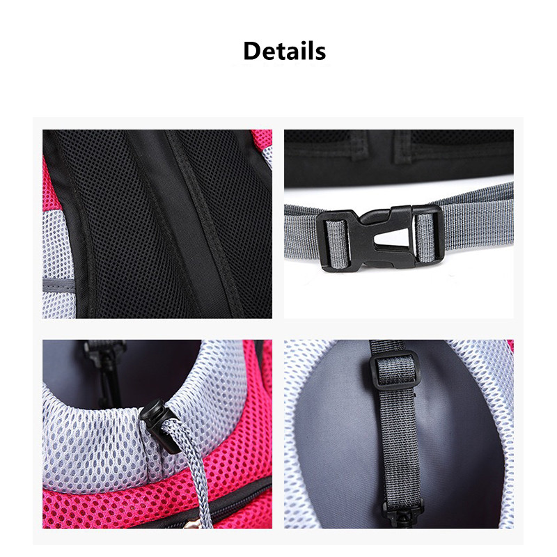 Ruksak za pse Vanjski ljubimac Pas mačka Nosiljka Putna torba Prijenosna mrežasta platnena torba na dva ramena Prozračna udobna oprema za pse