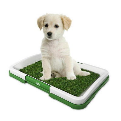 Pet Pee Pad Mat Simulation Lawn Toilet for Indoor Training Potty