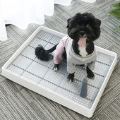 pas za kućne ljubimce Potty Tray Pseći WC kahlica za unutarnju ravnu rešetku sa stupom Sredstva za čišćenje za kućne ljubimce Puppy Pee Pad Držač Wee Training