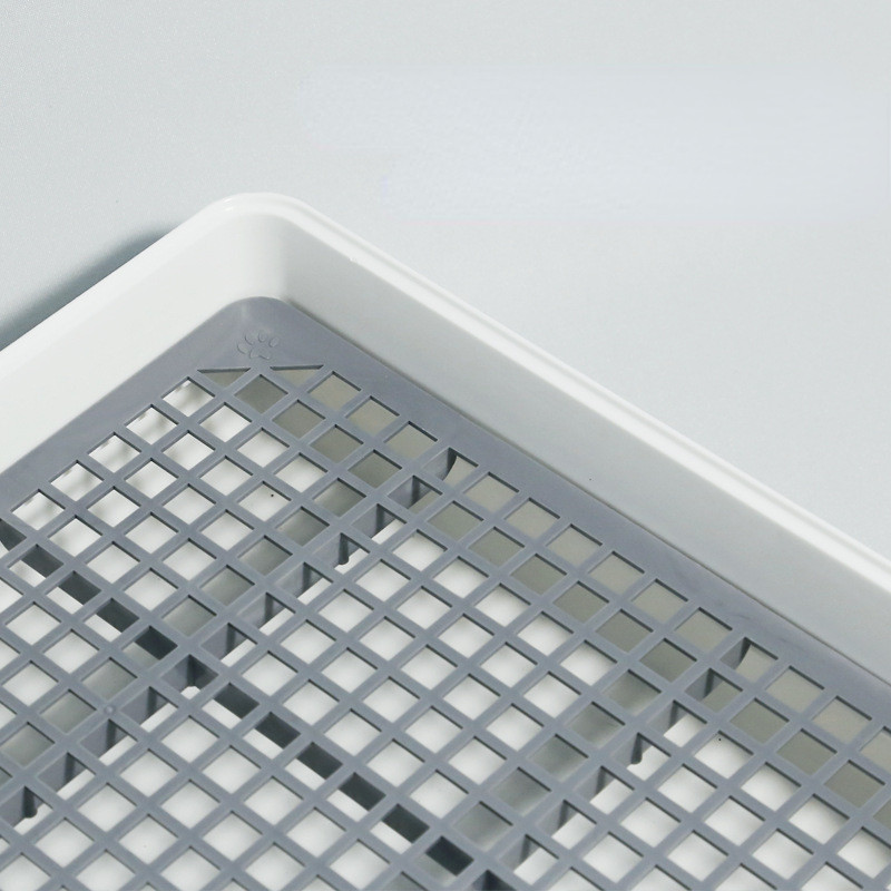 pas za kućne ljubimce Potty Tray Pseći WC kahlica za unutarnju ravnu rešetku sa stupom Sredstva za čišćenje za kućne ljubimce Puppy Pee Pad Držač Wee Training