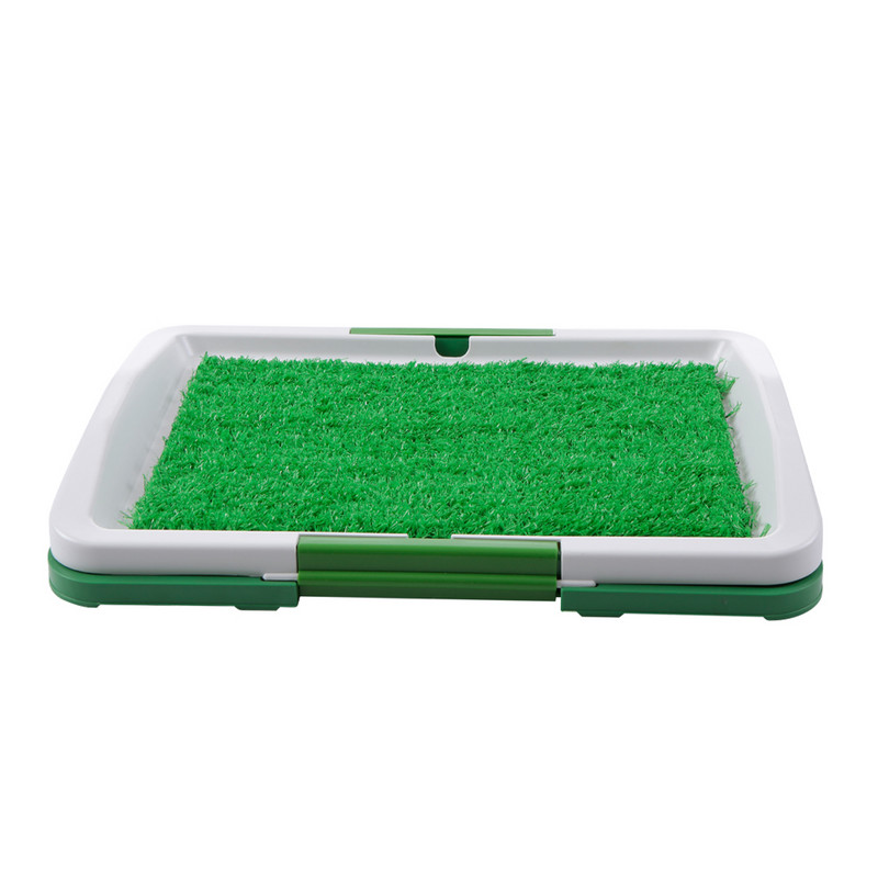 Kutija s pijeskom za pse Podloga za odvikavanje na nošu Mrežasta posuda od sintetičke trave 3 sloja Toalet za kućne ljubimce za pse u zatvorenom prostoru na otvorenom