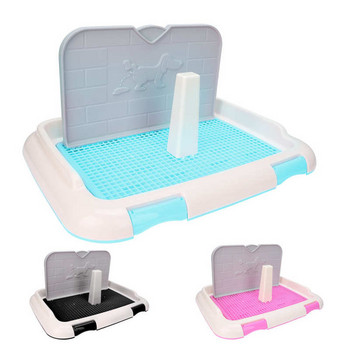 Plastic Dog Toilet Indoor Puppy Training Toilet Dog Scheduled Urination Potty Tray for Small Dog