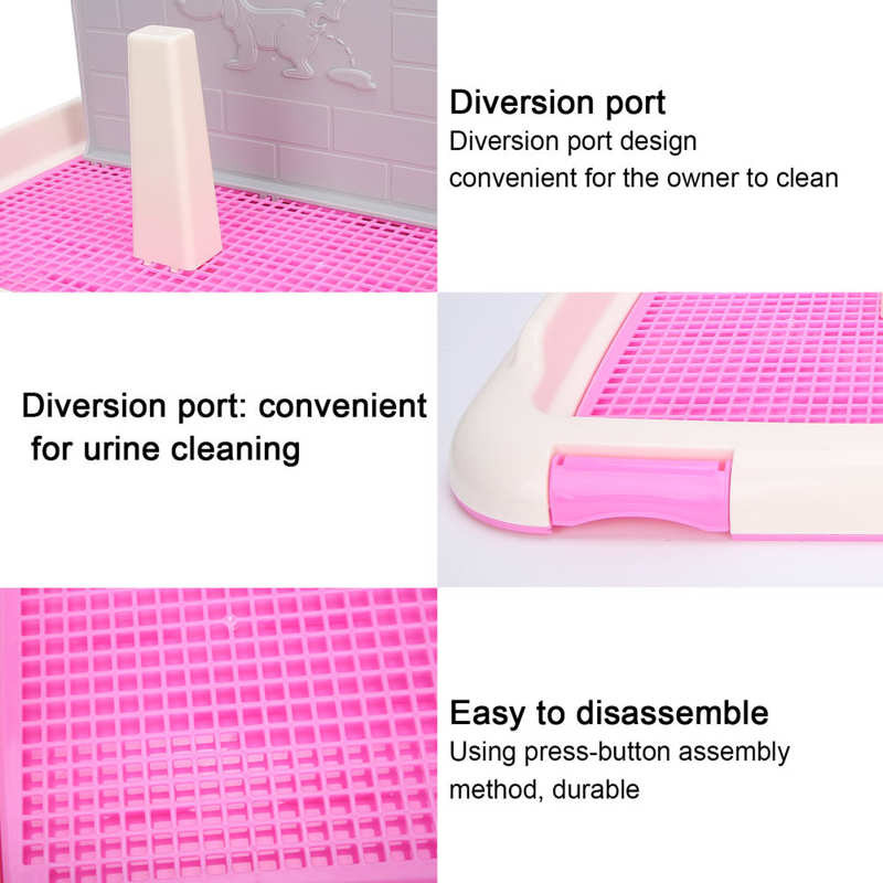 Plastični WC za pse Unutarnji toalet za dresuru štenaca WC za planirano mokrenje pasa Posuda za male pse