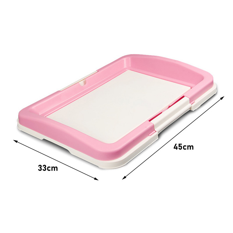 Prijenosni WC za dresuru pasa Unutarnji psi Mali WC za kućne ljubimce za male pse Mačke Kutija za mačji pijesak Držač jastučića za štene Pladanj Potrepštine za kućne ljubimce