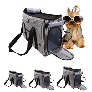 Преносимо превозно средство за домашни любимци Чанти за кучета Car Dog Carrier Pet Travel Carrier Котешка чанта Чанта за рамо за котки Кучета Развъдник за домашни любимци