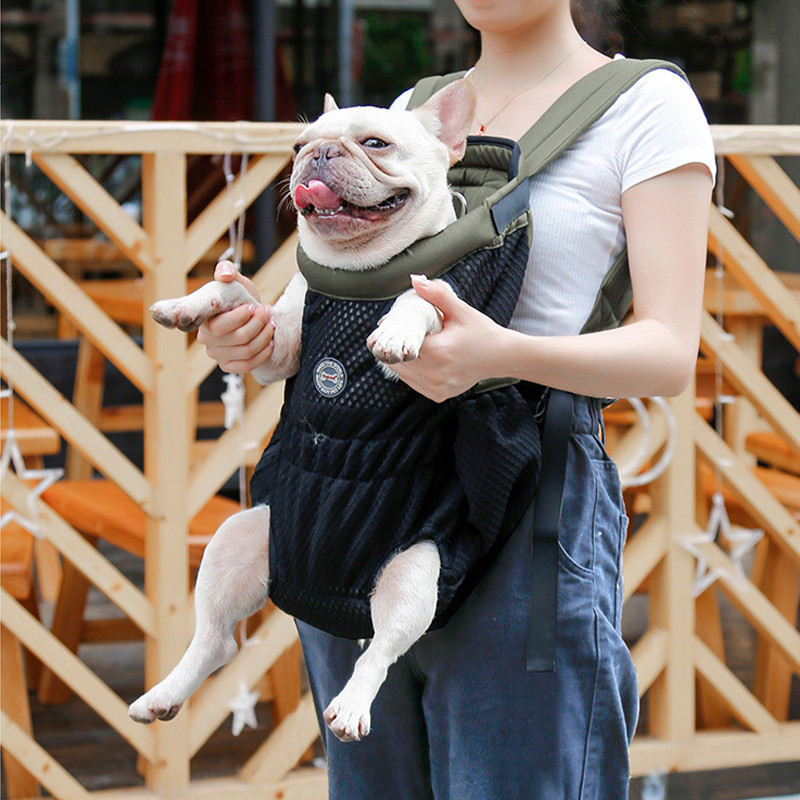 Prijenosni prozračni mekani ruksak za pse za male i srednje pse Teddy Travel Outdoors Carry Torba za prsa Dog Carry pribor