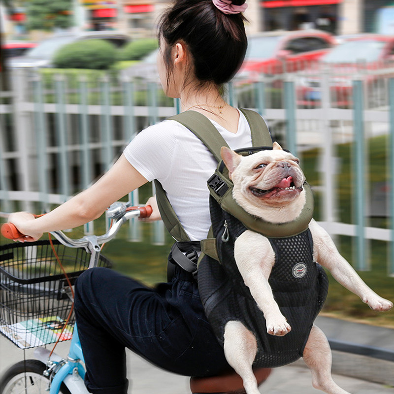 Prijenosni prozračni mekani ruksak za pse za male i srednje pse Teddy Travel Outdoors Carry Torba za prsa Dog Carry pribor