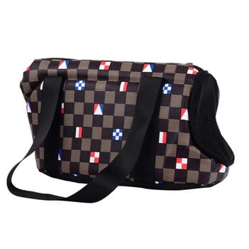 Чанта за куче за домашни любимци Дамска чанта за пътуване на открито Мрежеста чанта за едно рамо Оксфорд Чанта за едно рамо Слинг Мрежа Комфортна чанта за пътуване през рамо