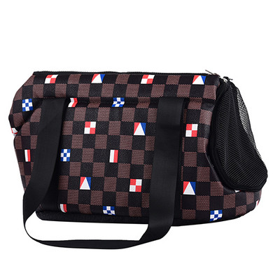 Torba za pse za kućne ljubimce Putna torbica za vanjska putovanja Mrežasta torbica Oxford torba za jedno rame Sling Mesh Udobna putna torba za rame