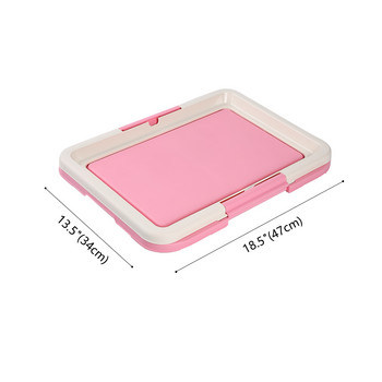 Преносима тоалетна за обучение на кучета Potty Pet Puppy Litter Toilet Tray Pad Mat For Dogs Cats Easy to Clean Pet Product Indoor