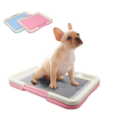 Преносима тоалетна за обучение на кучета Potty Pet Puppy Litter Toilet Tray Pad Mat For Dogs Cats Easy to Clean Pet Product Indoor