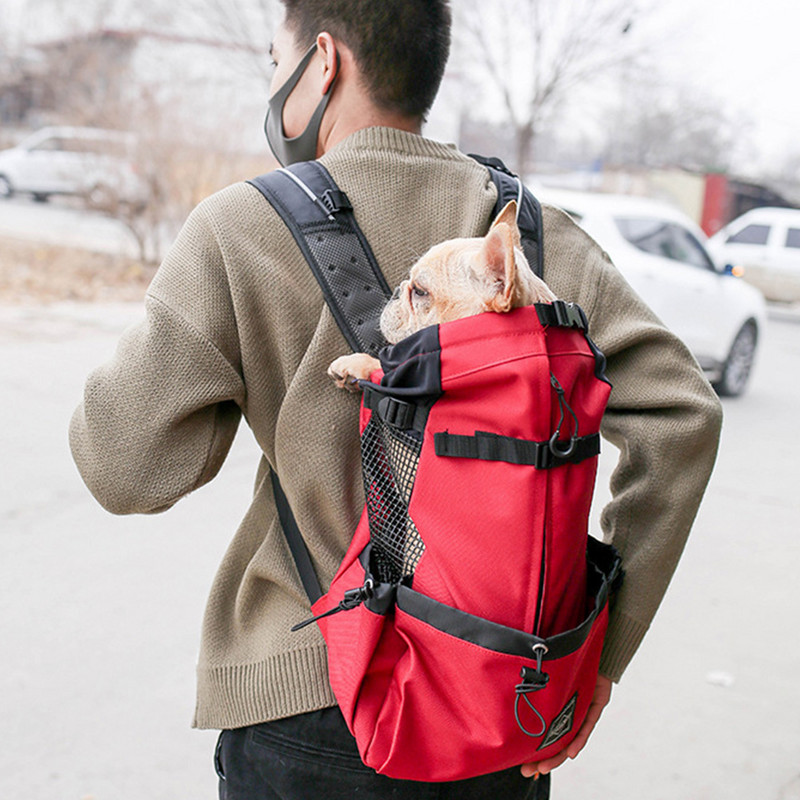 Nosiljka za kućne ljubimce Vanjska srednja ruksak za pse za male pse Prozračna torba za hodanje francuskog buldoga Pribor Oprema za kućne ljubimce