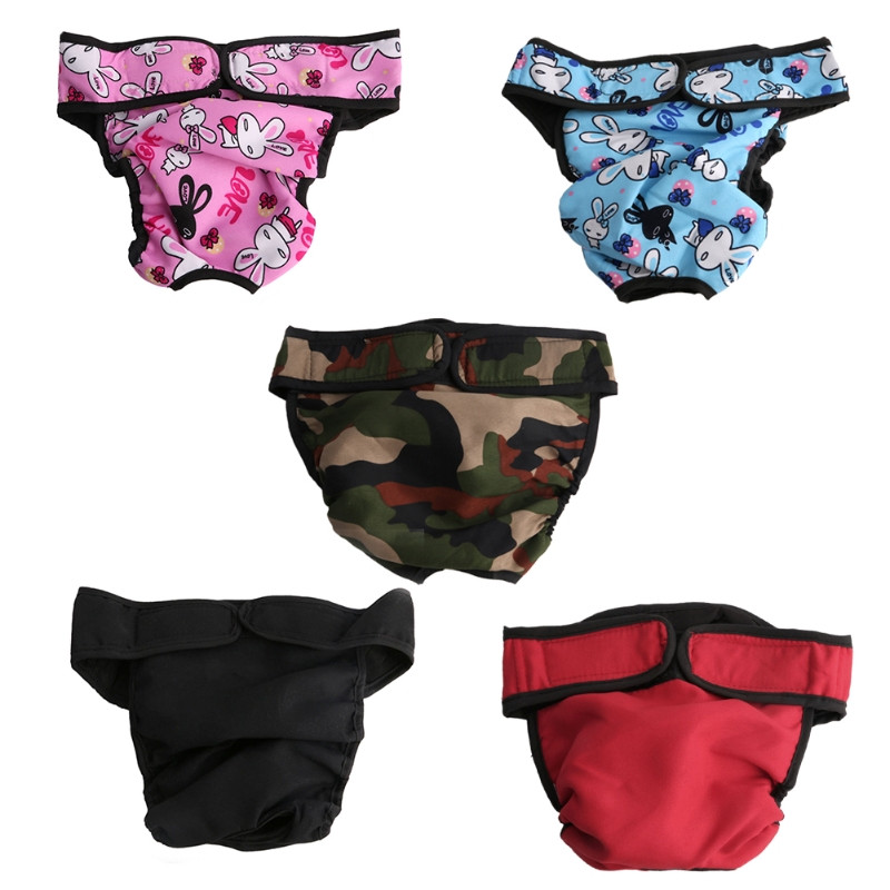 67JE Kombinezon s pelenama za pse koji se može prati Ženski Ljeto Proljeće Higijenske gaćice Kratke hlače Doggies za višekratnu upotrebu Hlače za inkontinenciju