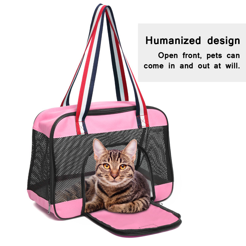 Prijenosna torba za nošenje pasa Mrežasta putna torba za kućne ljubimce Puppy Ruksak Vanjska torba za nošenje na rame Za male pse Mačke Chihuahua Yorki