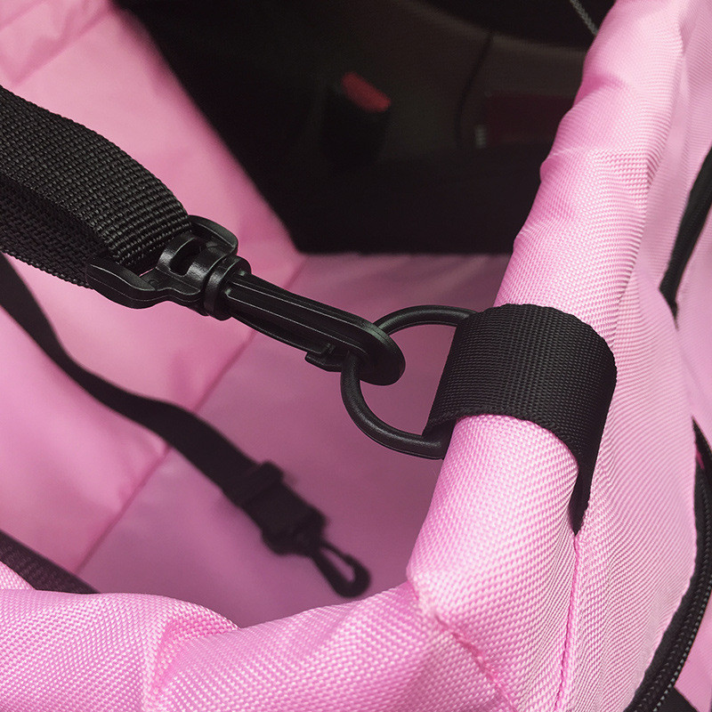Augstas kvalitātes ūdensnecaurlaidīgs automašīnas sēdekļa pārvalks mājdzīvnieku sunim NYLON Aizmugures sēdekļa nēsātājs kucēnu maziem suņiem Drošības sēdekļi ZL284