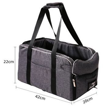 Pet Dog Carrier Carrier Seat Bag Portable αδιάβροχο κάθισμα αυτοκινήτου ασφαλείας Dogs Mat Travel Mesh Protector Καλάθι Αξεσουάρ ταξιδιού αυτοκινήτου