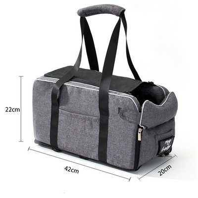 Automobilska torba za pse za kućne ljubimce Prijenosna vodootporna autosjedalica Sigurnosna prostirka za pse Mrežasta zaštitna košara Putna košara Dodaci za putovanje u automobilu