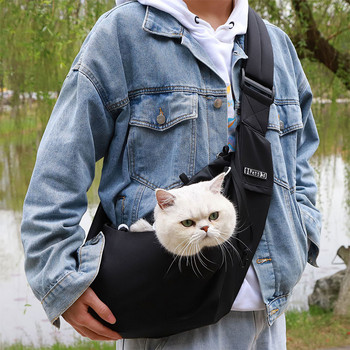 Τσάντα μεταφοράς Petskd Pet Sling Dog Cat Portable Outdoor Shoulder Messenger bag for puppy kitten Τσάντα μεταφοράς μεγάλης χωρητικότητας