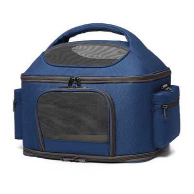 Mājdzīvnieku pārvadātājs lieliem kaķiem un maziem suņiem Mīkstā sānu mājdzīvnieku rokassomiņa, kas piemērota līdz 10 kg resna kaķa kucēnu pārvadāšanai, aviokompānija apstiprināta zem sēdekļa