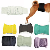 Мъжки кучета Физиологични пелени Belly Bands Първокласни миещи се многократни опаковки за корема на домашни кучета Непропускливи за малки, средно големи кучета
