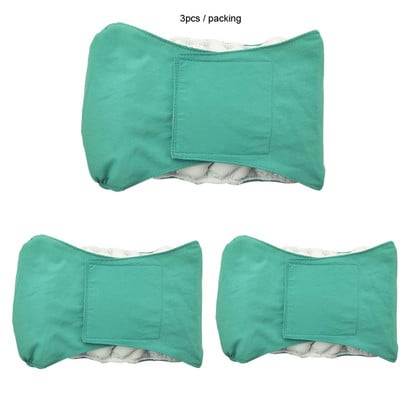 Мъжки кучета Физиологични пелени Belly Bands Първокласни миещи се многократни опаковки за корема на домашни кучета Непропускливи за малки, средно големи кучета