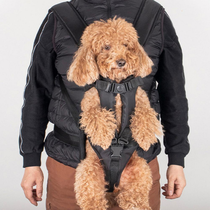 Mājdzīvnieku pārvadātājs Ērta regulējama Oksfordas auduma daudzfunkcionāla ūdensnecaurlaidīga brīvroku mugursoma suņu kaķu mugursoma lietošanai ārpus telpām