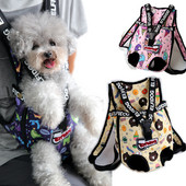 Franču buldogu mājdzīvnieku mugursomas pārnēsātājs kaķiem kucēniem suņiem maziem dzīvniekiem priekšpuse aizmugurē plecu ceļojumu komforta soma Para Perro pārnēsāšanai