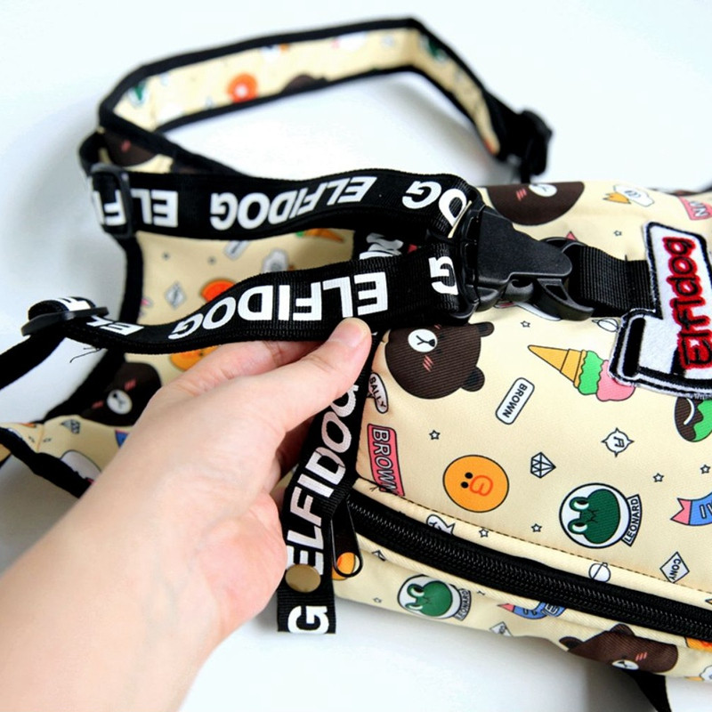 Franču buldogu mājdzīvnieku mugursomas pārnēsātājs kaķiem kucēniem suņiem maziem dzīvniekiem priekšpuse aizmugurē plecu ceļojumu komforta soma Para Perro pārnēsāšanai