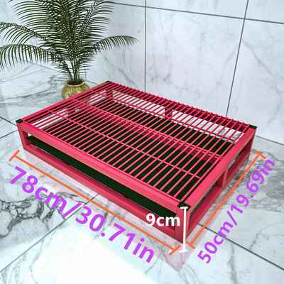 Suņu tualetes nerūsējošā tērauda pakaišu kastes lieliem suņiem iekštelpu suņu tualetes apmācība kucēnu pakaišu kastes smilšu baseina mājdzīvnieku tīrīšanas rīki